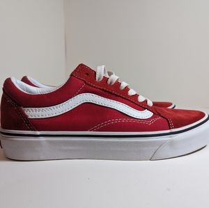 Red Old Skool Vans